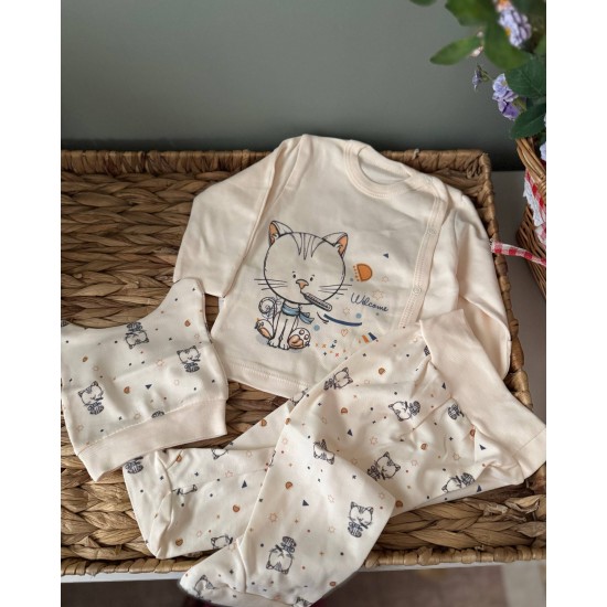 بيجامة 3 قطع