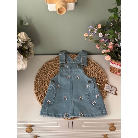 صدرية جينز مطرزة