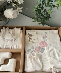 اطقم صوف طبيعي + قطن